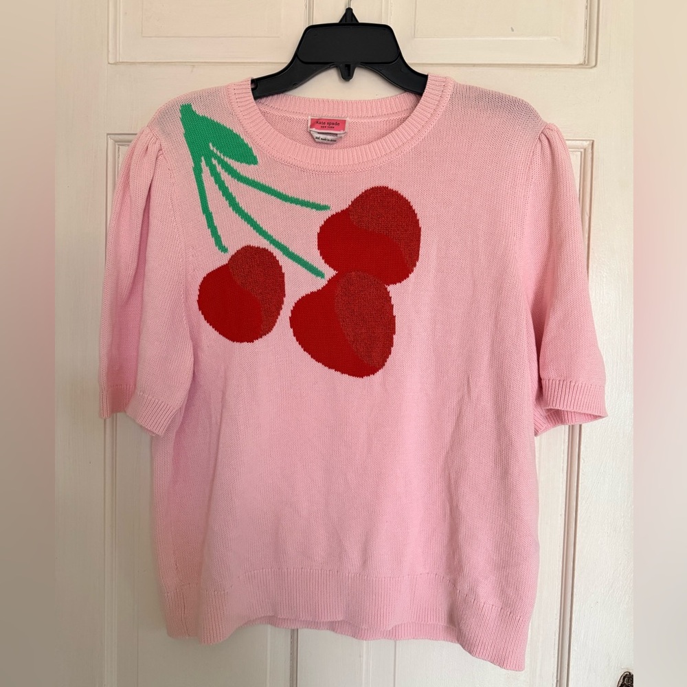 Kate Spade Pink Cherry Sweater